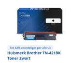 Toner cartridge Brother, Ophalen of Verzenden, Nieuw, Cartridge, PrintAbout