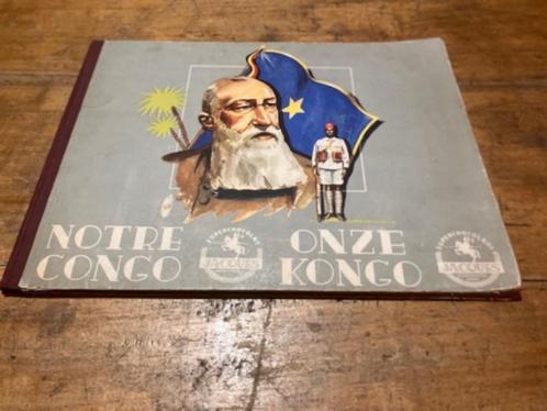 JACQUES CHOCOLADE ONZE KONGO NOTRE CONGO PLAKBOEK 1948, Boeken, Prentenboeken en Plaatjesalbums, Gelezen, Plaatjesalbum, Ophalen of Verzenden
