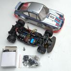 Tamiya TT-02 Porsche Carrera RSR + opties, accu & lader, Elektro, Gebruikt, Ophalen of Verzenden, Auto onroad