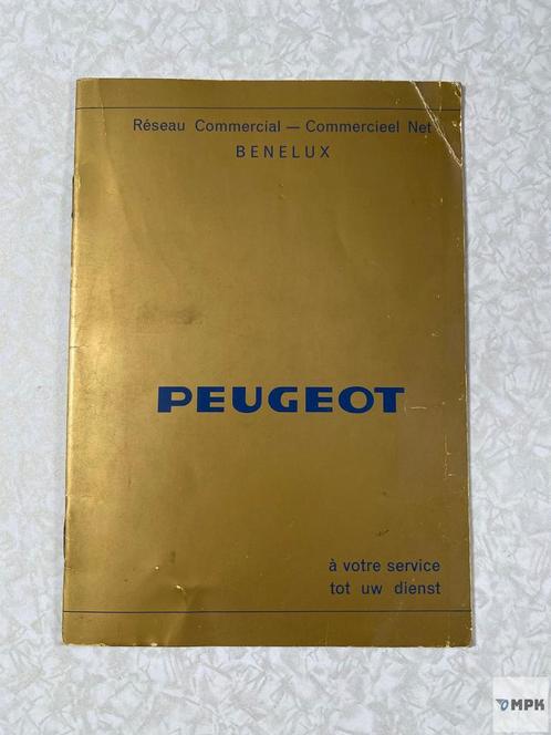 Peugeot Benelux Dealer Netwerk Gids 1974, Auto diversen, Handleidingen en Instructieboekjes, Ophalen of Verzenden