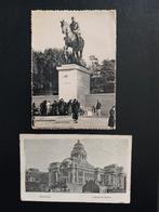 Lot de 2 cartes postales anciennes de Bruxelles, Enlèvement ou Envoi, 1940 à 1960, Non affranchie