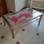 Salontafel, 100 à 150 cm, Moins de 50 cm, Verre, Comme neuf