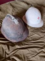 2x Belgische helmen zolder vondsten, Verzamelen, Militaria | Tweede Wereldoorlog, Verzenden