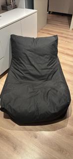 Lounge zitzak zwart, Huis en Inrichting, Zitzakken, Ophalen, Zo goed als nieuw, Zwart, Zitzak
