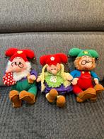 3 knuffels kabouter plop: plop , kwebbel en klus studio 100, Kinderen en Baby's, Speelgoed | Knuffels en Pluche, Ophalen of Verzenden