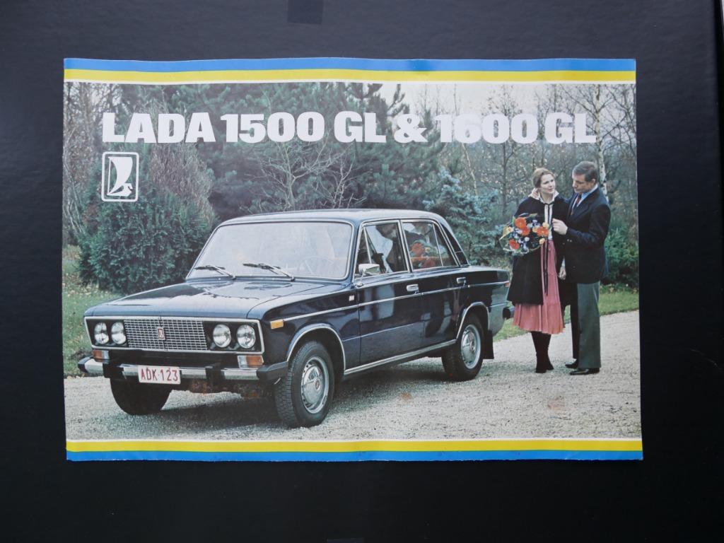 Folder Lada 1500GL en 1600GL, Ophalen of Verzenden, Gelezen, Overige merken