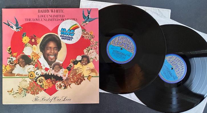 BARRY WHITE & LOVE UNLIMTED ORCH. - Best of our love ( 2LP ), Cd's en Dvd's, Vinyl | R&B en Soul, Soul of Nu Soul, 1960 tot 1980