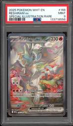 Reshiram ex [SIR] PSA 9 - 166/086 - White Flare 2025, Ophalen of Verzenden, Zo goed als nieuw, Losse kaart