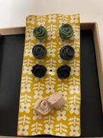 Vier paar oorbellen roosjes, Ophalen of Verzenden, Zo goed als nieuw