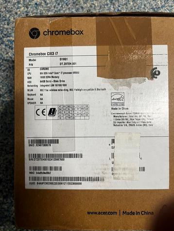 Acer Chromebox CXI3 i7