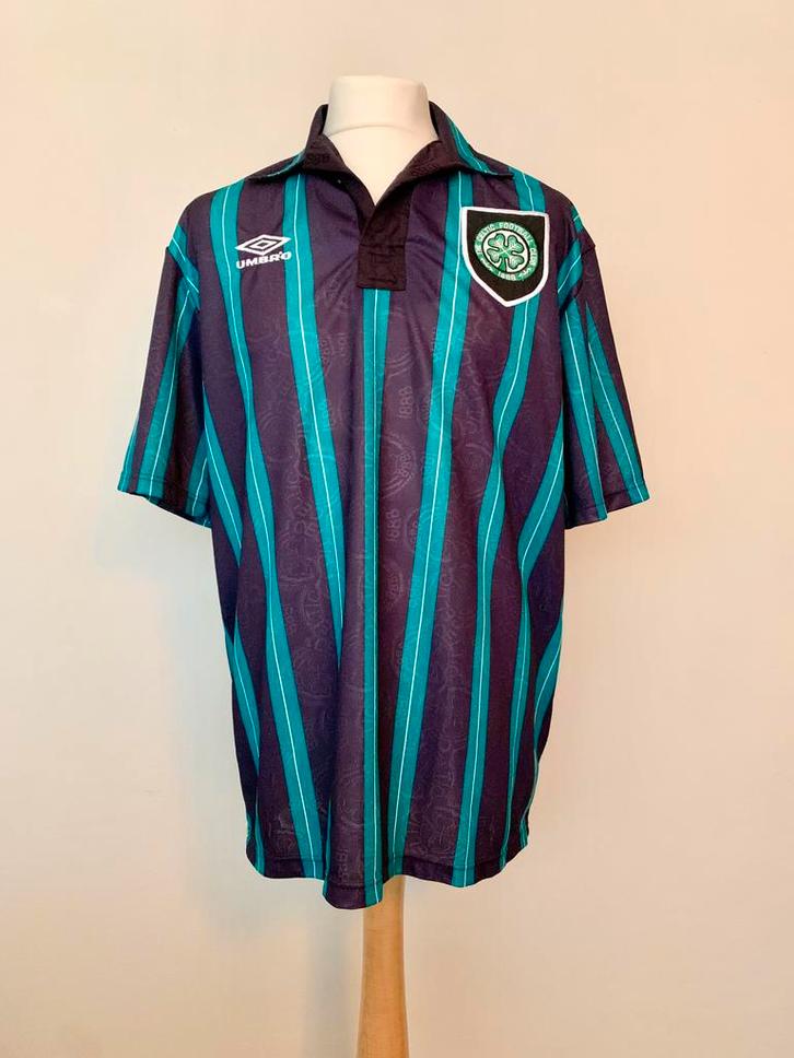 Celtic 1992-1993 Away Umbro Glasgow Scotland football shirt, Sport en Fitness, Voetbal, Zo goed als nieuw, Shirt, Maat XL, Ophalen of Verzenden