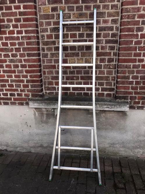 LADDER 8 TREDEN , GOEDE STAAT !, Doe-het-zelf en Bouw, Ladders en Trappen, Zo goed als nieuw, Ladder, 2 tot 4 meter, Ophalen of Verzenden