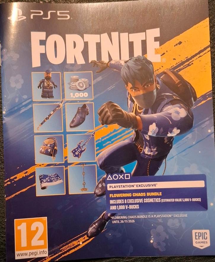 Code voor Fortnite bundel, Games en Spelcomputers, Games | Sony PlayStation 5, Nieuw, Ophalen