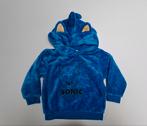 Mt 98-104 Blauwe nepbonte hoodie Sonic, Kinderen en Baby's, Kinderkleding | Maat 98, Trui of Vest, H&M, Ophalen of Verzenden, Zo goed als nieuw