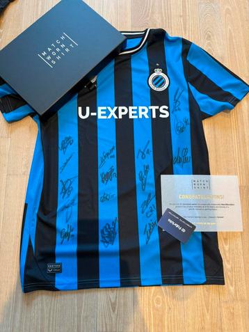 Officieel gesigneerd shirt Club Brugge 2024-2025 beschikbaar voor biedingen