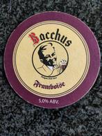 Bierviltje Bacchus R/V framboise (brouwerij Van Honsebrouck), Verzamelen, Biermerken, Viltje(s), Overige merken, Ophalen of Verzenden