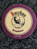 Bierviltje Bacchus R/V framboise (brouwerij Van Honsebrouck), Comme neuf, Autres marques, Sous-bock, Enlèvement ou Envoi