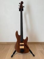 Maruszczyk Elwood L4P Custom Bocote Fretloze Basgitaar, Muziek en Instrumenten, Snaarinstrumenten | Gitaren | Bas, Ophalen, Zo goed als nieuw