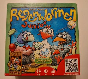 Regenwormen junior (999 games), Hobby en Vrije tijd, Ophalen, Zo goed als nieuw, 999 Games