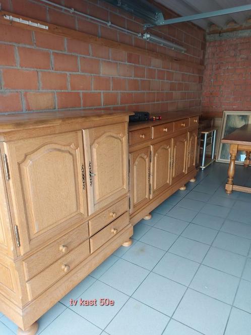 Eiken meubels uit inboedel, Huis en Inrichting, Kasten | Dressoirs, Gebruikt, Ophalen