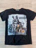 Zwarte graphic T-shirt, Ophalen of Verzenden, Zo goed als nieuw, Maat 48/50 (M)