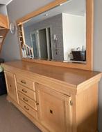 Massief eikenhout dressoir, Ophalen, Gebruikt, Met deur(en), 150 tot 200 cm