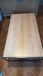 Table basse en placage de chêne, Maison & Meubles, 100 à 150 cm, Moins de 50 cm, Enlèvement, Utilisé