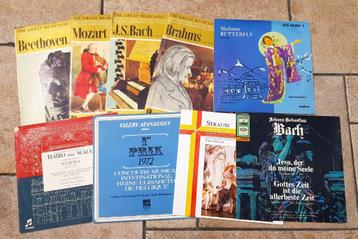 Lot de 9 disques vinyles 33T musique classique