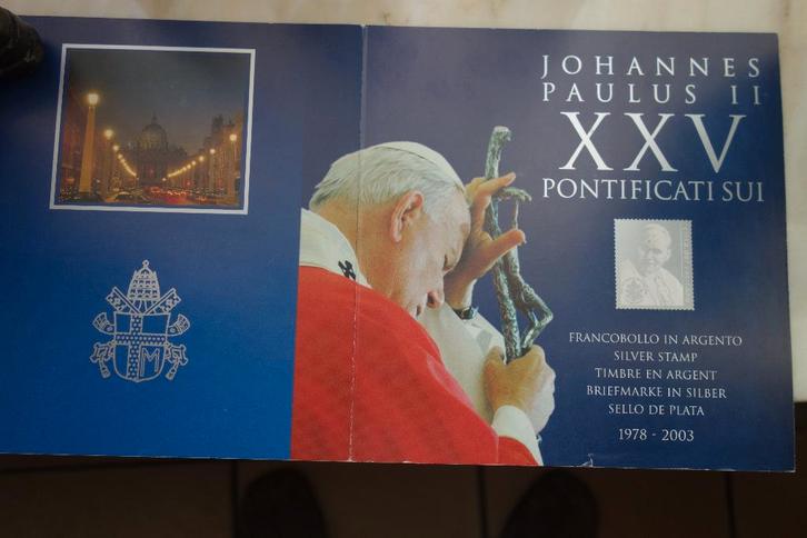 POSTZEGEL SILVER STAMPE  JOHANNUS PAULUS XXV 1973 / 2003, Postzegels en Munten, Postzegels | Thematische zegels, Postfris, Overige thema's