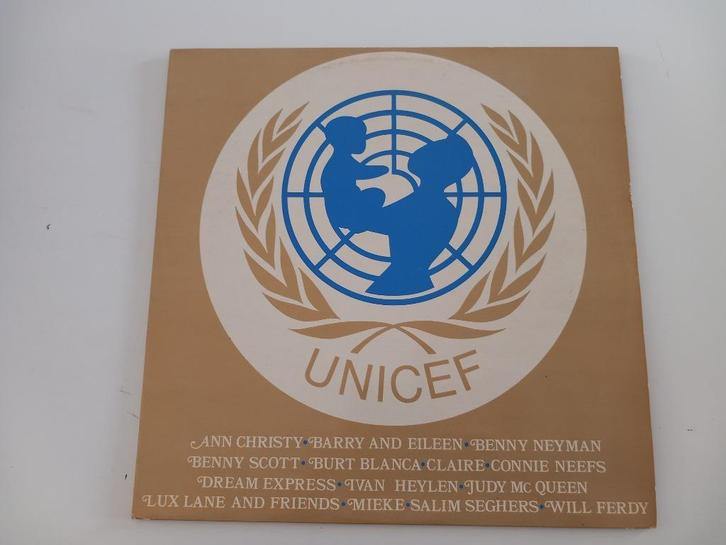 Vinyl LP UNICEF Pop Kleinkunst Belpop Schlager Soft Rock, Cd's en Dvd's, Vinyl | Verzamelalbums, Pop, 12 inch, Verzenden