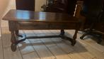 Massief eiken salontafel, Huis en Inrichting, Ophalen, Gebruikt, Rechthoekig, Eikenhout