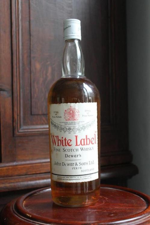 Whisky White Label - 1 Liter, Verzamelen, Merken en Reclamevoorwerpen, Nieuw, Verpakking, Ophalen of Verzenden