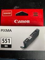 Canon Pixma 551 BK inktpatroon, Computers en Software, Printerbenodigdheden, Nieuw, Cartridge, Ophalen of Verzenden, Canon Pixma