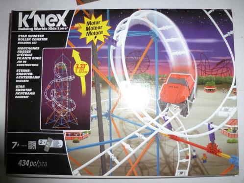 K'nex KNEX Star shooter roller coaster, Kinderen en Baby's, Speelgoed | Bouwstenen, Zo goed als nieuw, K'nex, Ophalen of Verzenden
