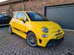 Fiat 500 Abarth 595 2018 suede zeer mooi nl kent 1ste eigena, Auto's, Parkeersensor, Zwart, Alcantara, Bedrijf