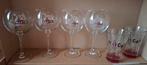 6 Martini glazen, Verzamelen, Glas en Drinkglazen, Ophalen