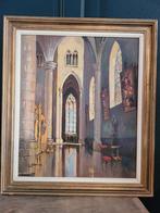 Très belle peinture sur toile encadrée et signée, Enlèvement ou Envoi