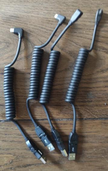 Oplaadkabel  origineel Audi - USB B +  iPhone Lightning  beschikbaar voor biedingen