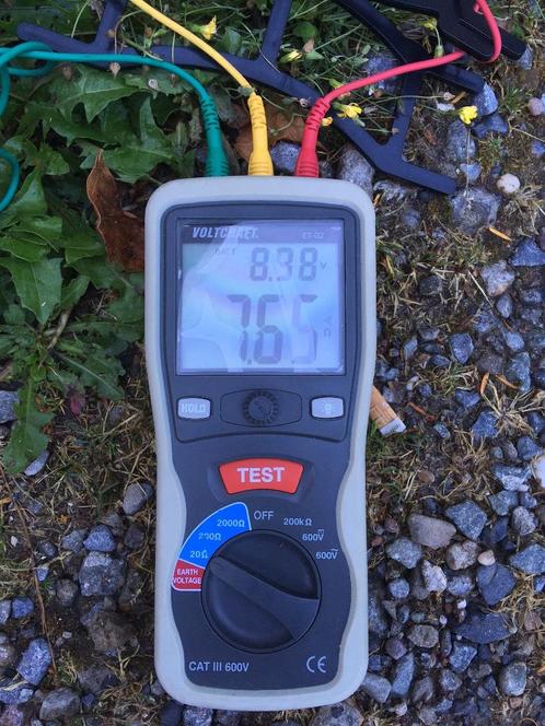 Aardingsmeter TE HUUR (pour Location), Doe-het-zelf en Bouw, Meetapparatuur, Gebruikt, Afstand, Ophalen of Verzenden