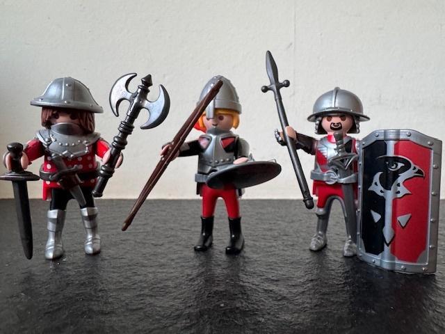 PLAYMOBIL 6381 - 3 valkenridders, Kinderen en Baby's, Speelgoed | Playmobil, Ophalen