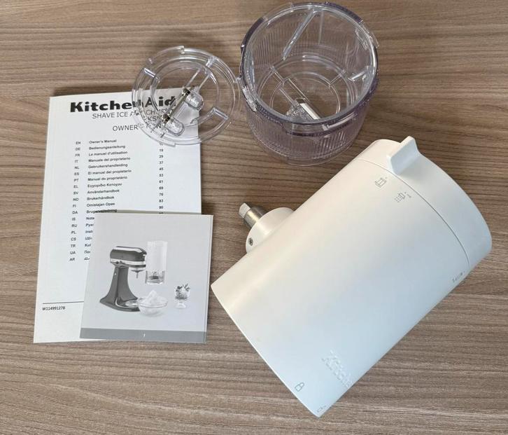 KitchenAid Ijsschaaf, Huis en Inrichting, Keuken | Keukenbenodigdheden, Zo goed als nieuw, Ophalen of Verzenden