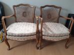 Set van 2 vintage houten armstoelen, Antiek en Kunst, Ophalen