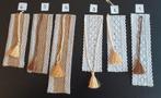 Leuke zelfgemaakte bladwijzers/boekenleggers in kan of jute, Ophalen of Verzenden, Nieuw