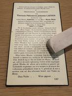 Oorlogsslachtoffer Mortsel 1943 LAENEN, Verzamelen, Bidprentjes en Rouwkaarten, Ophalen of Verzenden, Bidprentje