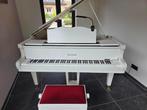 Vleugelpiano, Muziek en Instrumenten, Piano's, Ophalen, Zo goed als nieuw, Wit, Vleugel