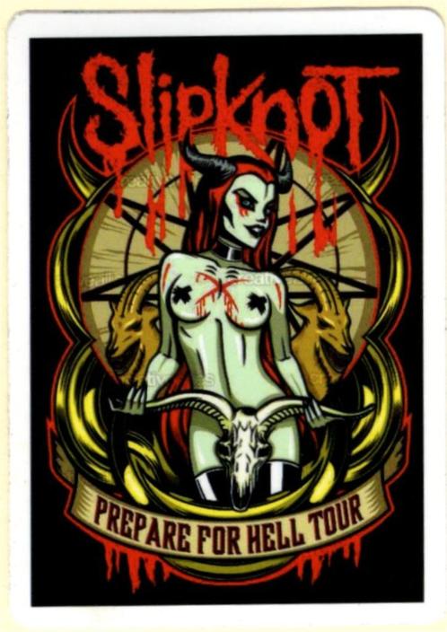 Slipknot sticker #16, Collections, Musique, Artistes & Célébrités, Neuf, Envoi