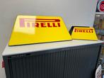 Pirelli banden emaille reclamebord, Verzamelen, Ophalen of Verzenden, Gebruikt, Reclamebord