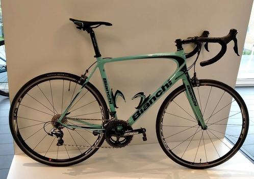 Bianchi Intenso carbon racefiets, 59, shimano 2x11 speed, Fietsen en Brommers, Fietsen | Racefietsen, Gebruikt, Carbon, Ophalen
