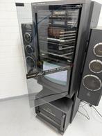 Sharp vintage stereo av tv set HI-tech av center uniek, TV, Hi-fi & Vidéo, Chaîne Hi-fi, Enlèvement, Comme neuf, Haut-parleurs