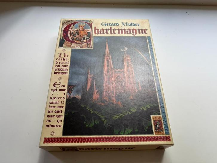 Charlemagne bordspel, Hobby en Vrije tijd, Gezelschapsspellen | Bordspellen, Zo goed als nieuw, Drie of vier spelers, Ophalen of Verzenden